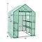 Walk-in Gardening Greenhouse with Observation Windows and Zipper Roll-up Door